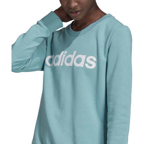 Adidas W Lin FT sieviešu džemperis, zils, H10144