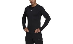 Adidas TF LS Top CR M vīriešu krekls, melns H23120