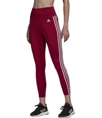 Женские легинсы Adidas W 3s 78 Tight бордовые HD6837