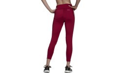 Женские легинсы Adidas W 3s 78 Tight бордовые HD6837