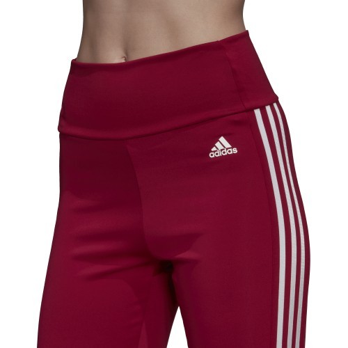 Женские легинсы Adidas W 3s 78 Tight бордовые HD6837