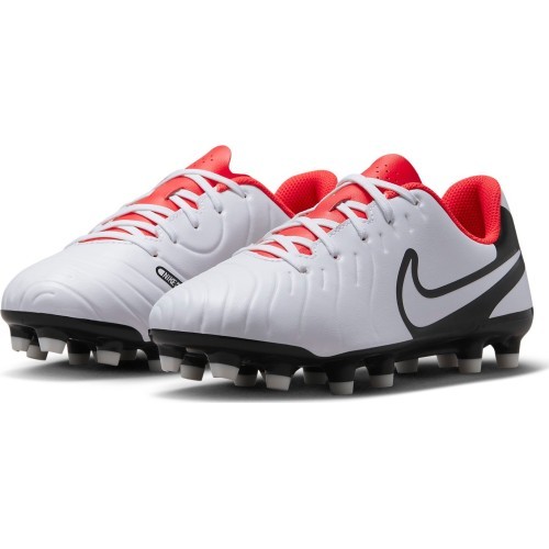 Nike Jr Legend 10 Club FG/MG White DV4352 100 futbola apavi pusaudžiem