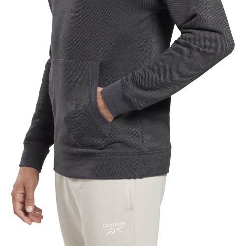 Reebok TE Melange OTH Hood vīriešu džemperis, melns