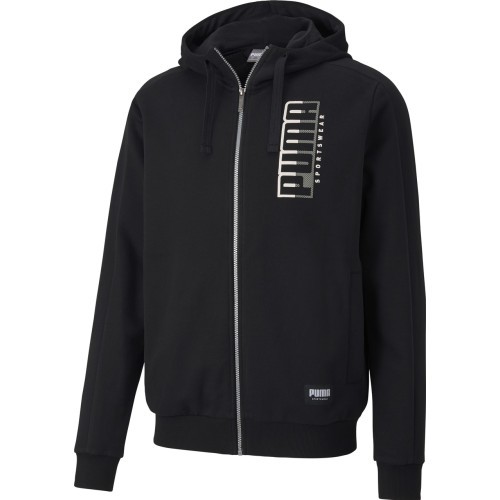 Puma Athletics Hooded džemperis, melns 581350 01