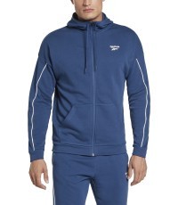 Reebok Wor Piping FZ Men's Sweatshirt Blue HA1073