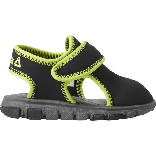Reebok Wave Glider III детские сандалии, чёрно-зелёные CN8610