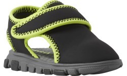 Reebok Wave Glider III детские сандалии, чёрно-зелёные CN8610