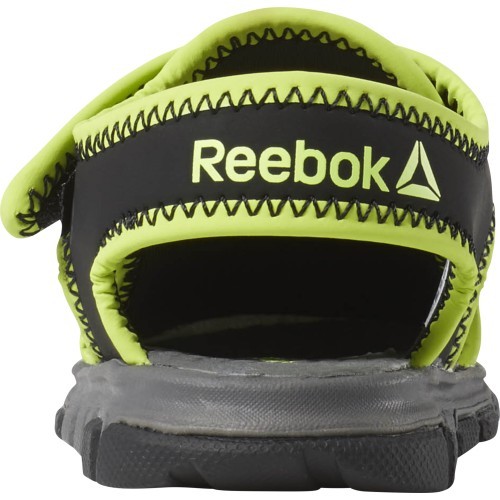Reebok Wave Glider III детские сандалии, чёрно-зелёные CN8610