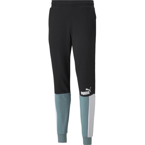 Puma Ess+ Block Sweatpants Men's Black White Mint 848007 50