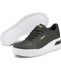 Puma Skye Wedge Women's Sneakers Black White 380750 02