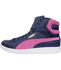 Puma Vikky Mid LS Kids' Shoes Purple Pink 358762 01