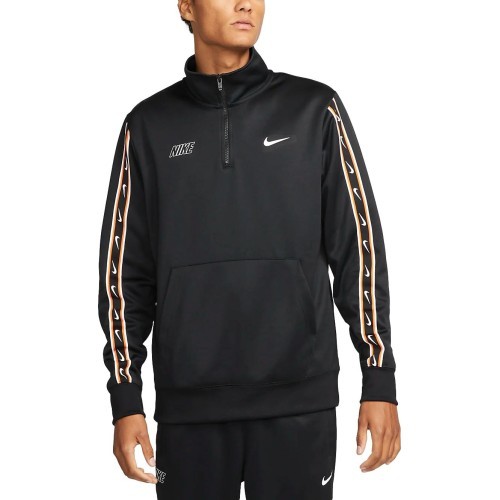 Nike M NSW Repeat SW PK HZ vīriešu džemperis, melns DX2026 010