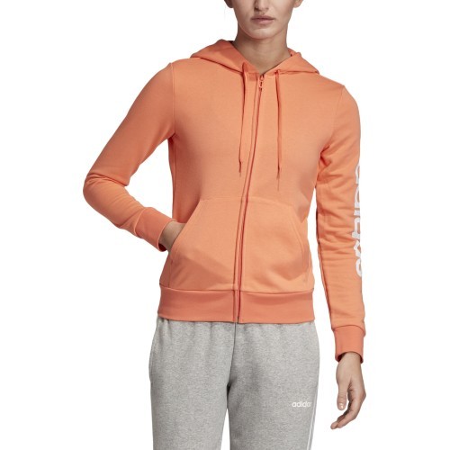 Adidas sieviešu jaka ar kapuci W E Lin FZ HD Coral EI0659
