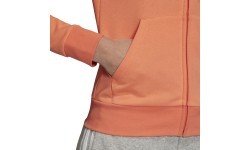 Женская толстовка Adidas W E Lin FZ HD Coral EI0659