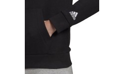 Adidas W Lin FT Hoodie sieviešu džemperis, melns, GL0635