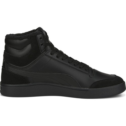 Мужская обувь Puma Shuffle Mid Fur Flat Black 387609 01