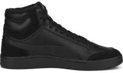Puma Shuffle Mid Fur Flat Black vīriešu apavi 387609 01