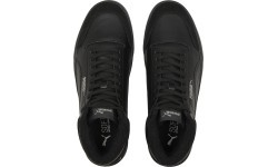 Мужская обувь Puma Shuffle Mid Fur Flat Black 387609 01