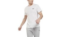 Мужская футболка Reebok Ri Left Chest Logo белая HG4443