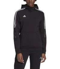 Женская толстовка с капюшоном Adidas Tiro 21 черная GM7329