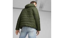 Мужская куртка Puma Ess Hooded Padded Jacket зелёная 848938 31