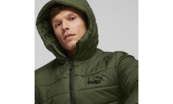 Puma Ess Hooded Padded Jacket vīriešu jaka zaļa 848938 31