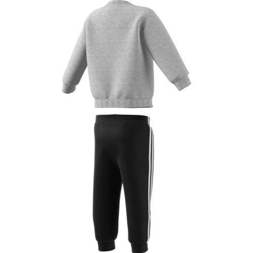 Детский спортивный костюм Adidas I Bos Jog Ft, чёрно-серый HF8819