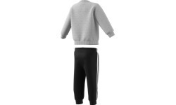 Adidas I Bos Jog Ft kids' tracksuit, black/grey HF8819