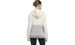 Adidas W E Cb Fl Oh Hd Women's Sweatshirt Grey Pink GL6304