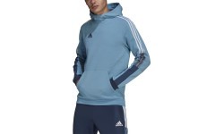 Мужская толстовка Adidas Tiro Sw Hood Cu, синяя GQ1067