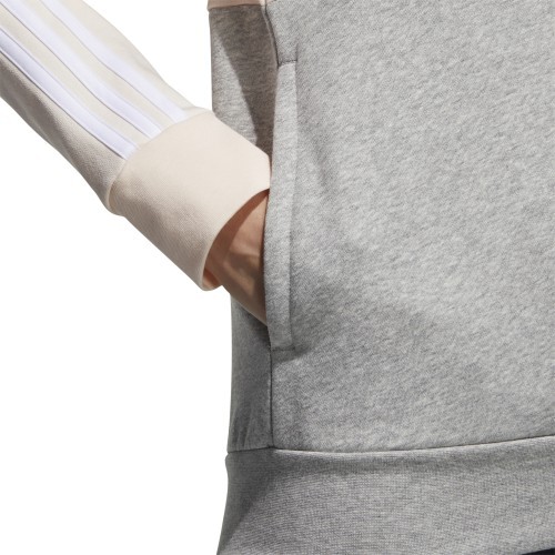 Adidas sieviešu džemperis W E Cb Fl Oh Hd Grey Pink GL6304