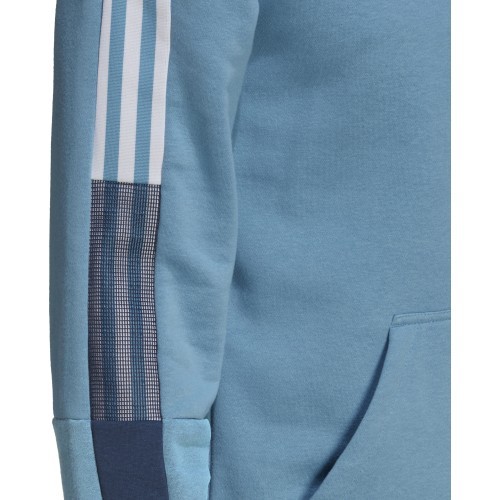 Мужская толстовка Adidas Tiro Sw Hood Cu, синяя GQ1067