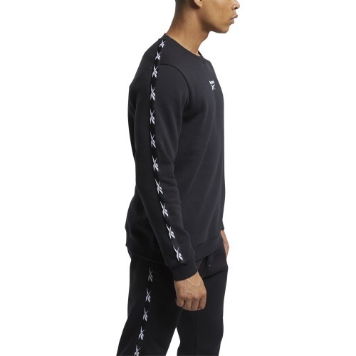 Reebok Te Tape Crew Men's Sweatshirt, Black