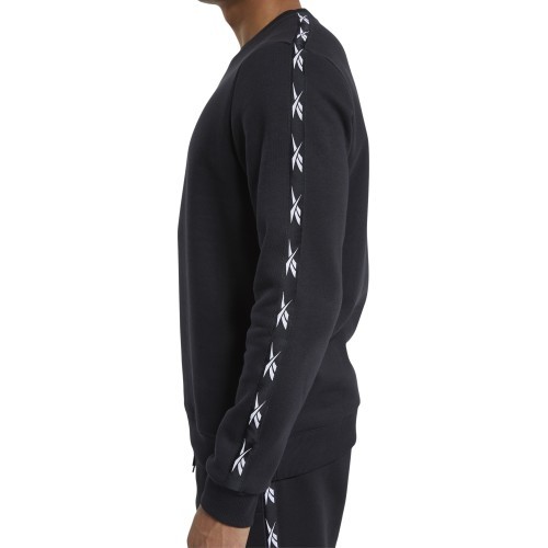 Мужской свитшот Reebok Te Tape Crew, чёрный