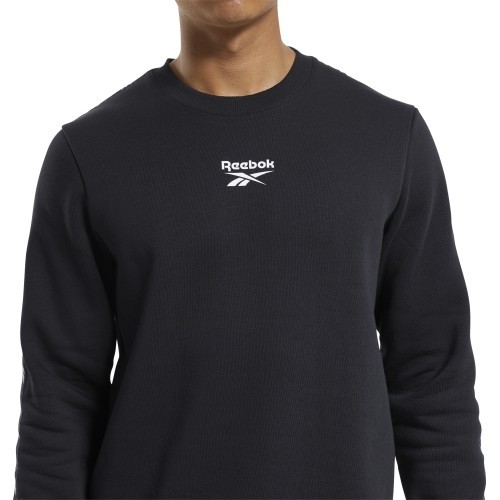 Мужской свитшот Reebok Te Tape Crew, чёрный