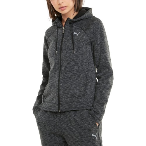 Puma Evostripe Full-Zip sieviešu džemperis, pelēks 589157 01