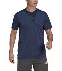 Мужская футболка Adidas M 3S Back Tee синяя GM2129