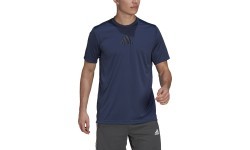 Adidas M 3S Back Tee vīriešu T-krekls, zils GM2129