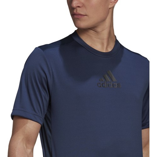 Adidas M 3S Back Tee vīriešu T-krekls, zils GM2129