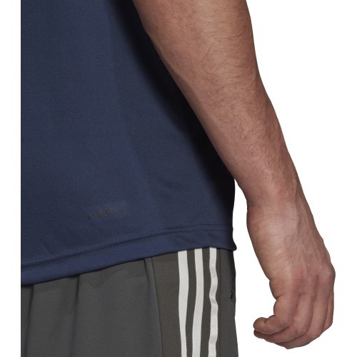 Adidas M 3S Back Tee vīriešu T-krekls, zils GM2129