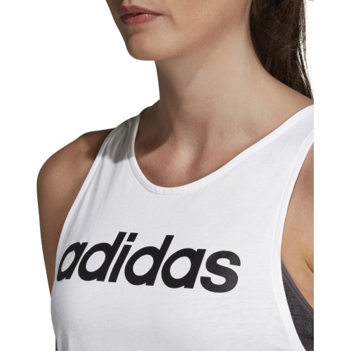 Adidas W E Lin Loose sieviešu blūze, balta, DP2360