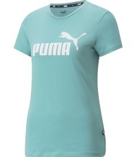 Puma Ess Logo Tee sieviešu krekls, zaļš 586775 61