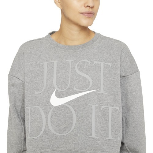 Толстовка женская Nike W Nk Df Gx Get Fit Fc Cw Grey DD6130 091