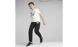 Puma Ess+ Street Art спортивные брюки подростковые, чёрные 673273 01