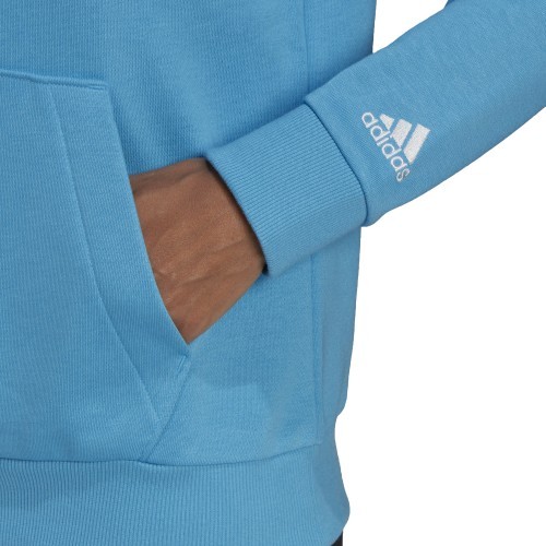 Adidas W Lin FT Hoodie Women's Sweatshirt Blue HE9359