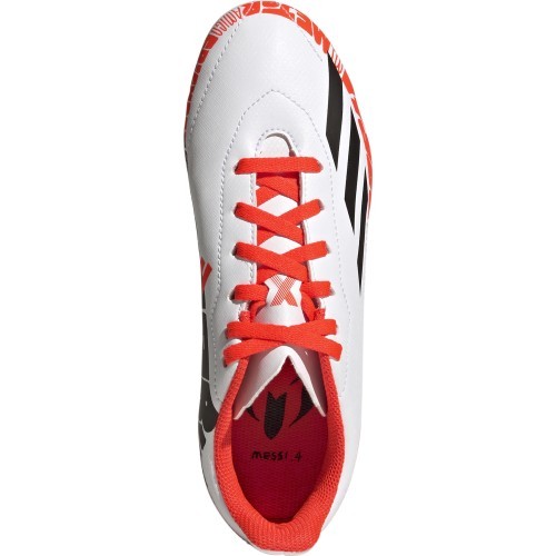 Adidas pusaudžu futbola apavi X Speedportal Messi.4 FxG White GW8398