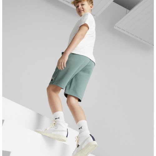 Puma Ess+ 2 Col Junior Shorts Green 586989 84
