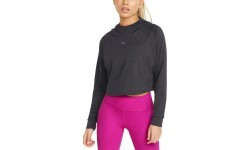Женская толстовка Puma Flawless Pullover Hoodie, чёрная, 521551 01