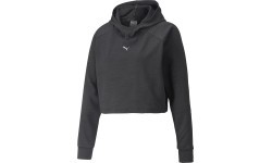 Puma Flawless Pullover Hoodie sieviešu džemperis, melns, 521551 01