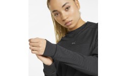 Женская толстовка Puma Flawless Pullover Hoodie, чёрная, 521551 01